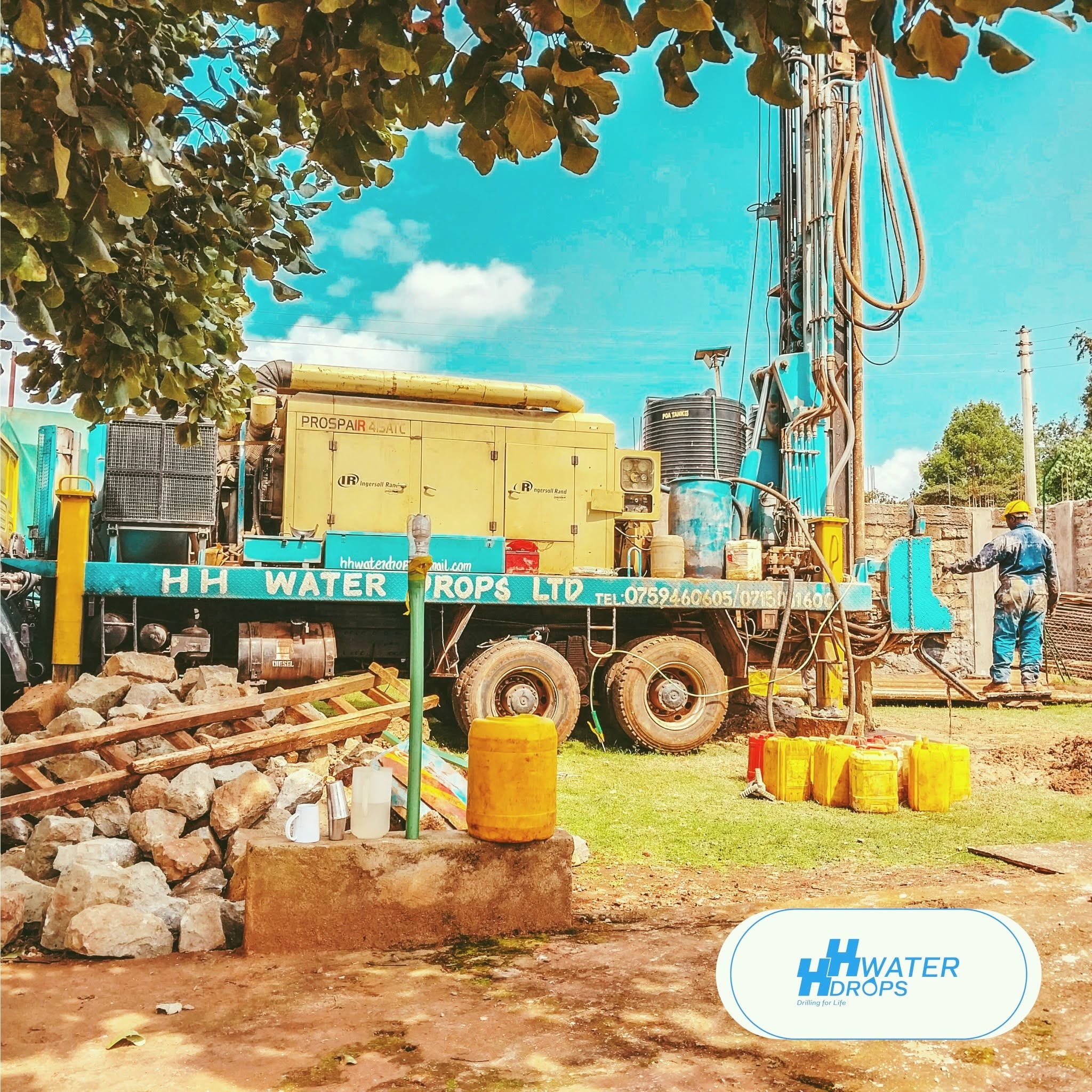 HH Water Drops drilling operations